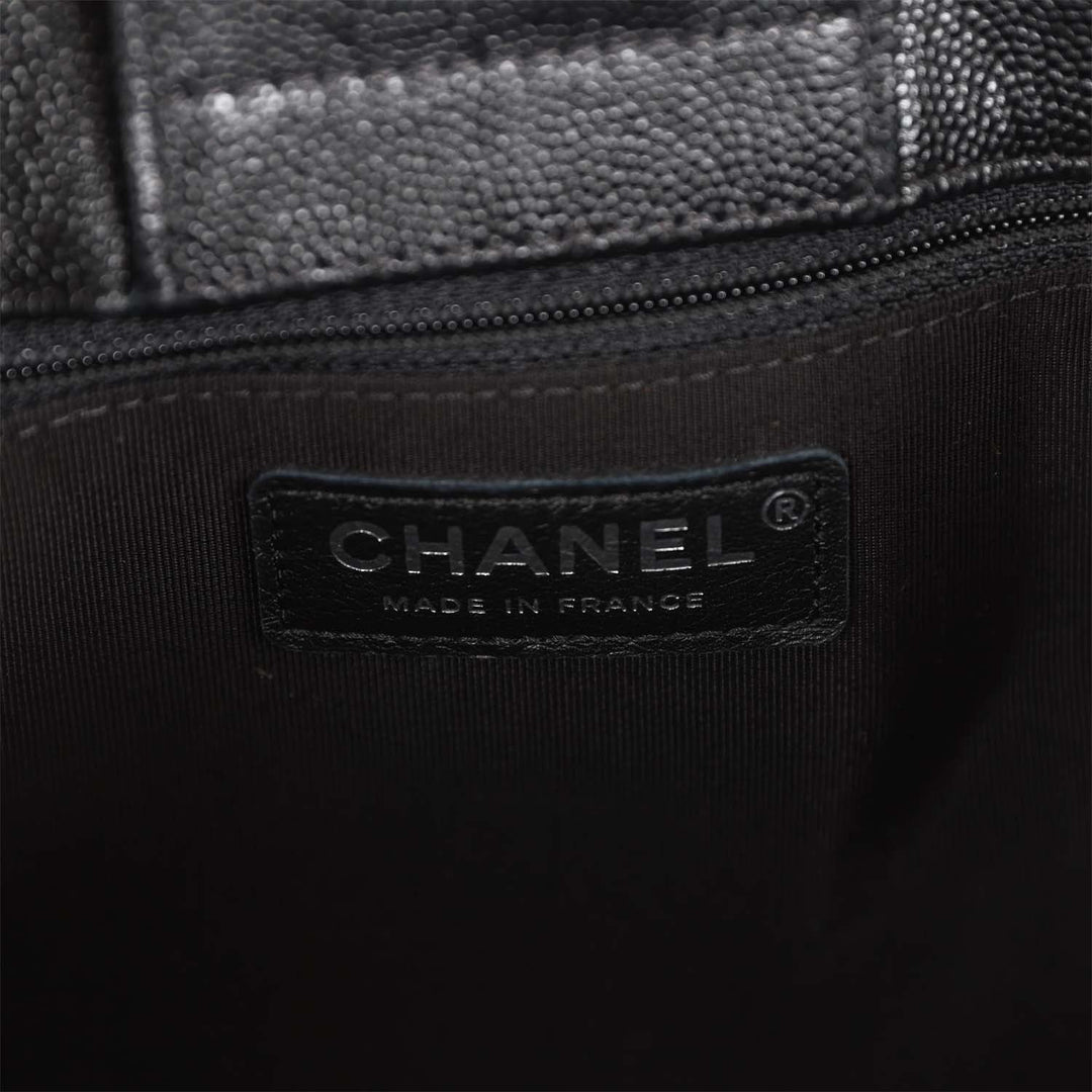 Top Quality Chanel Timeless Tote Bag Black Caviar Silver Hardware