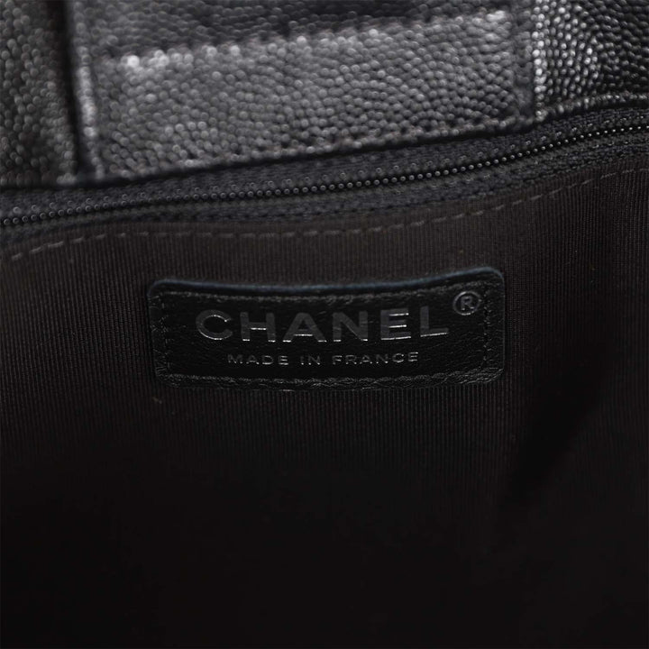 Top Quality Chanel Timeless Tote Bag Black Caviar Silver Hardware