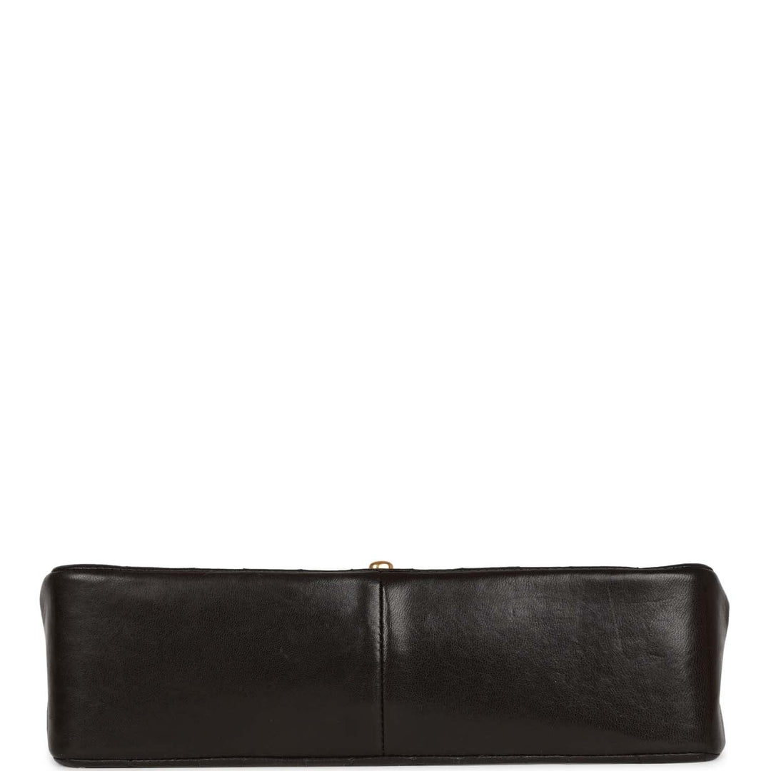 Vintage Top Quality Chanel Medium Diana Flap Bag Black Lambskin Gold Hardware
