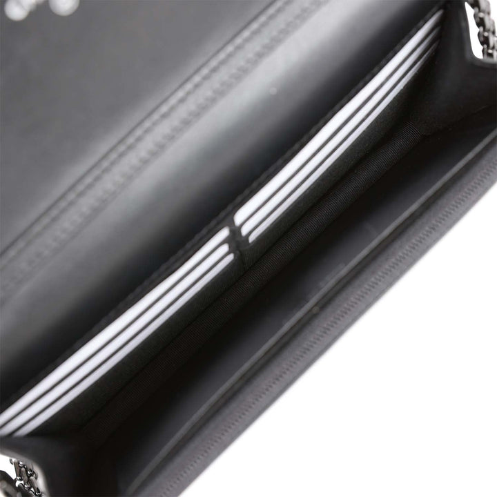 Chanel Reissue Wallet On Chain WOC So Black Aged Calfskin Black Hardware