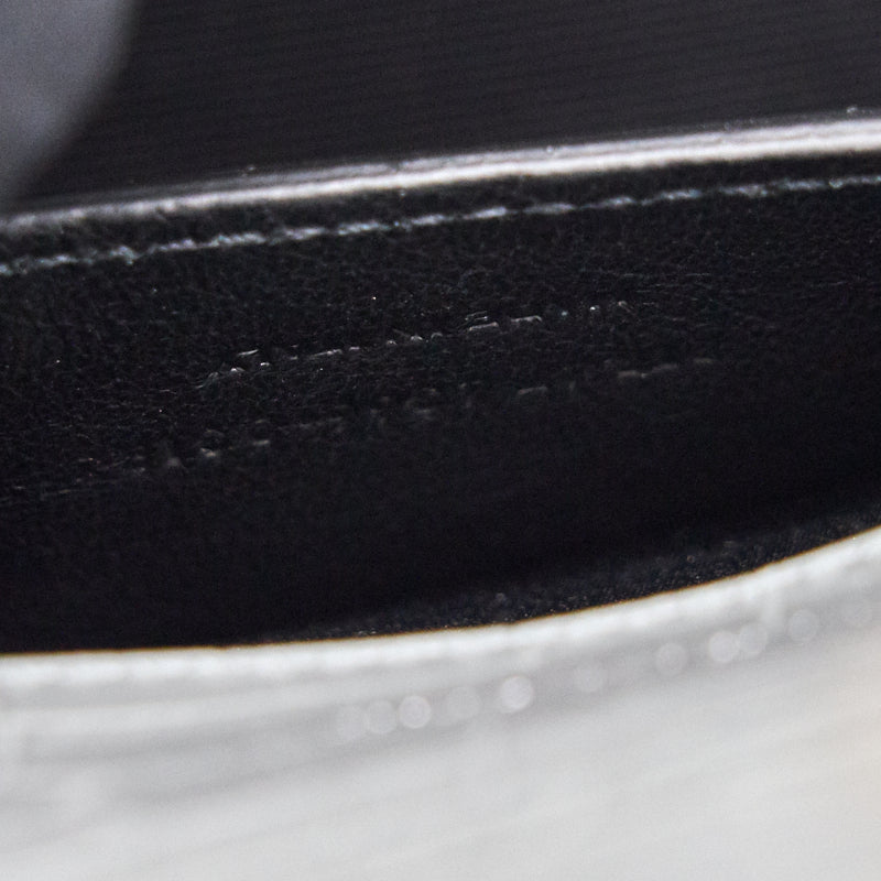Saint Laurent Kate Small With Tassel Grey SHW