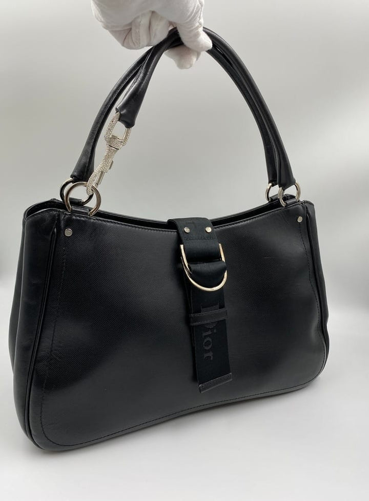 Christian Top quality Dior bag with Swarovski clip