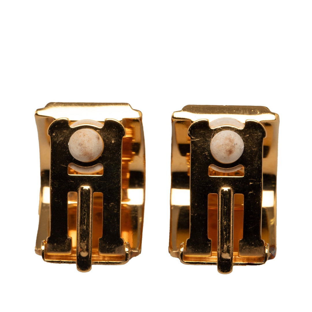 Top quality Hermes Enamel Clip On Earrings Costume Earrings