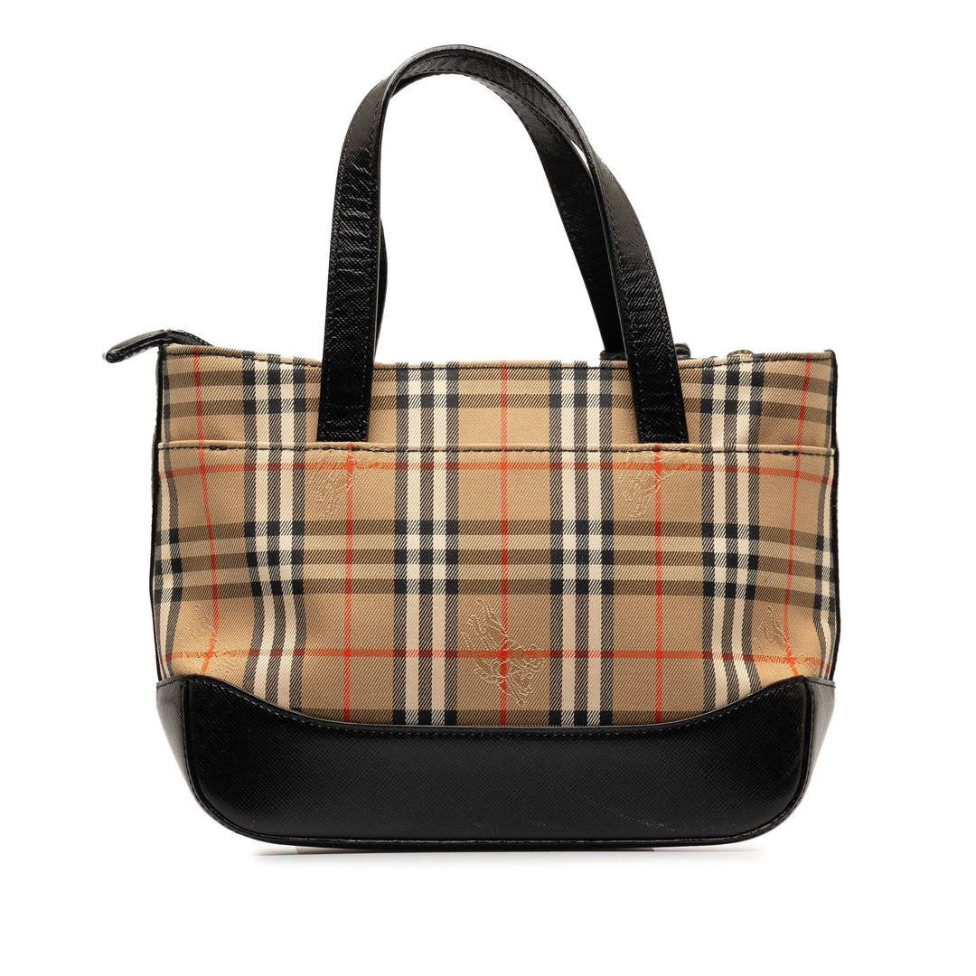 BURBERRY Haymarket Check Handbag