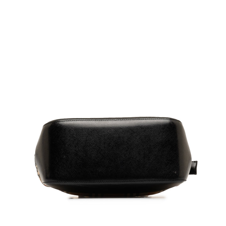 BURBERRY Haymarket Check Handbag