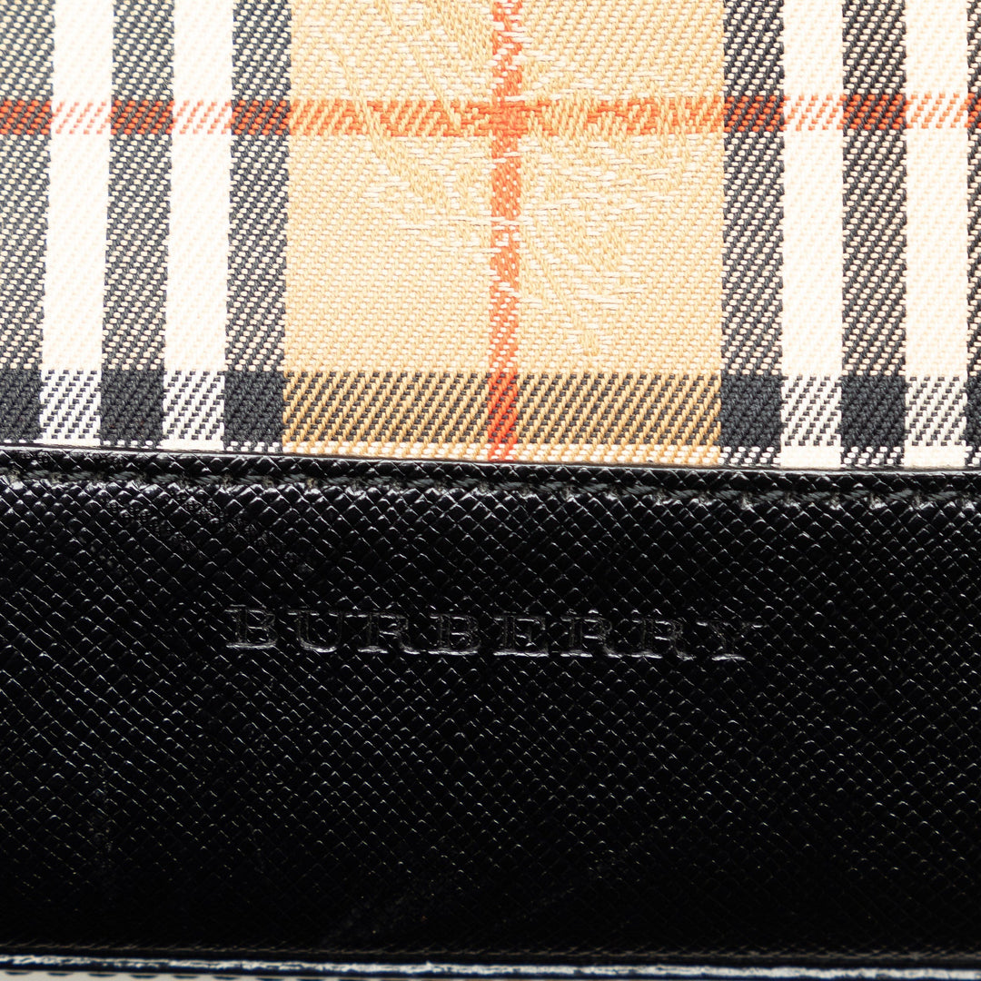 BURBERRY Haymarket Check Handbag