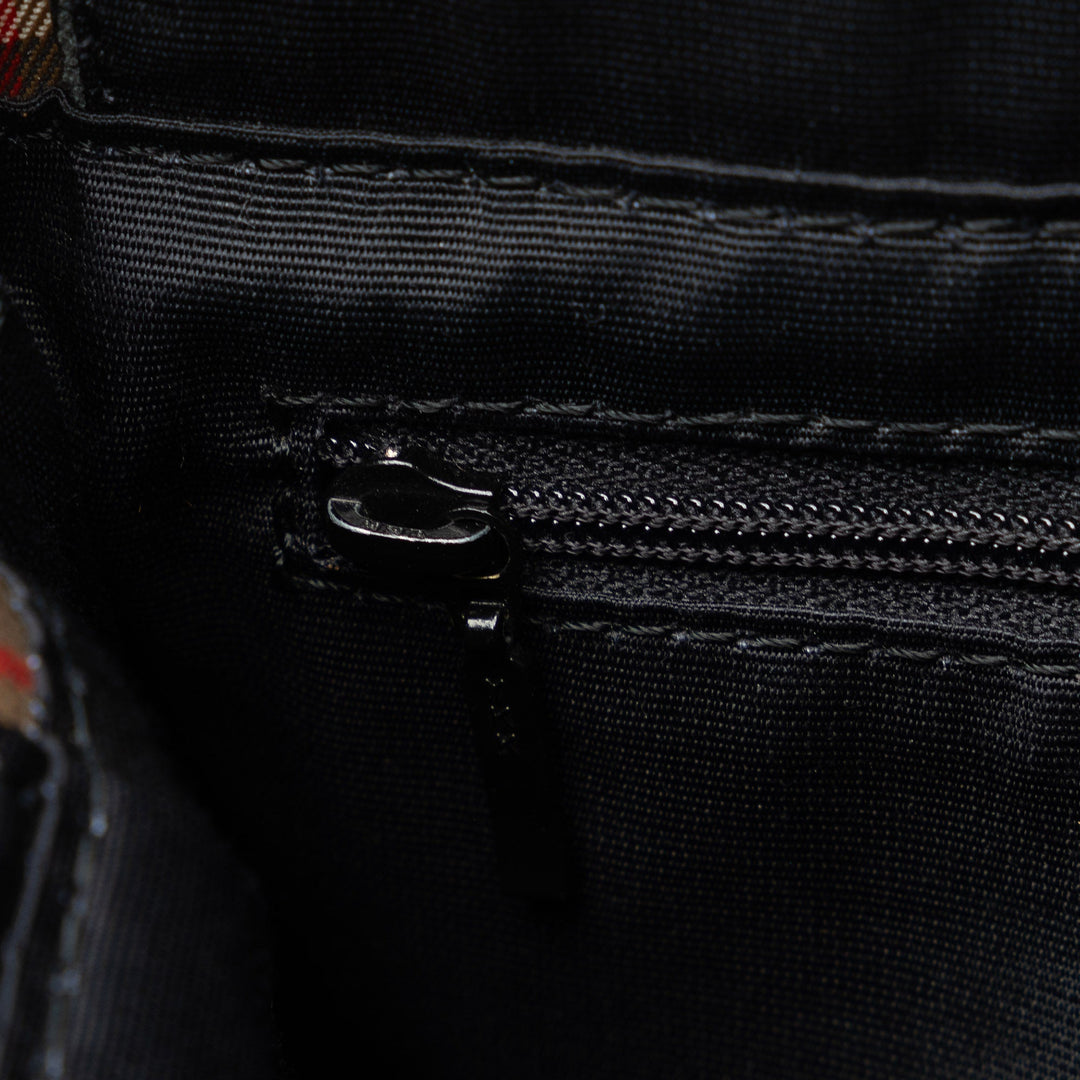 BURBERRY Haymarket Check Handbag
