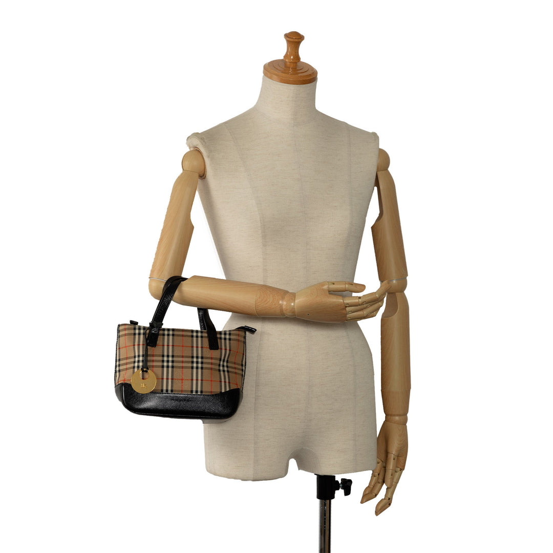 BURBERRY Haymarket Check Handbag