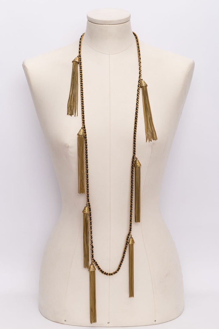 Long collier pompons Top Quality Chanel Automne 1994