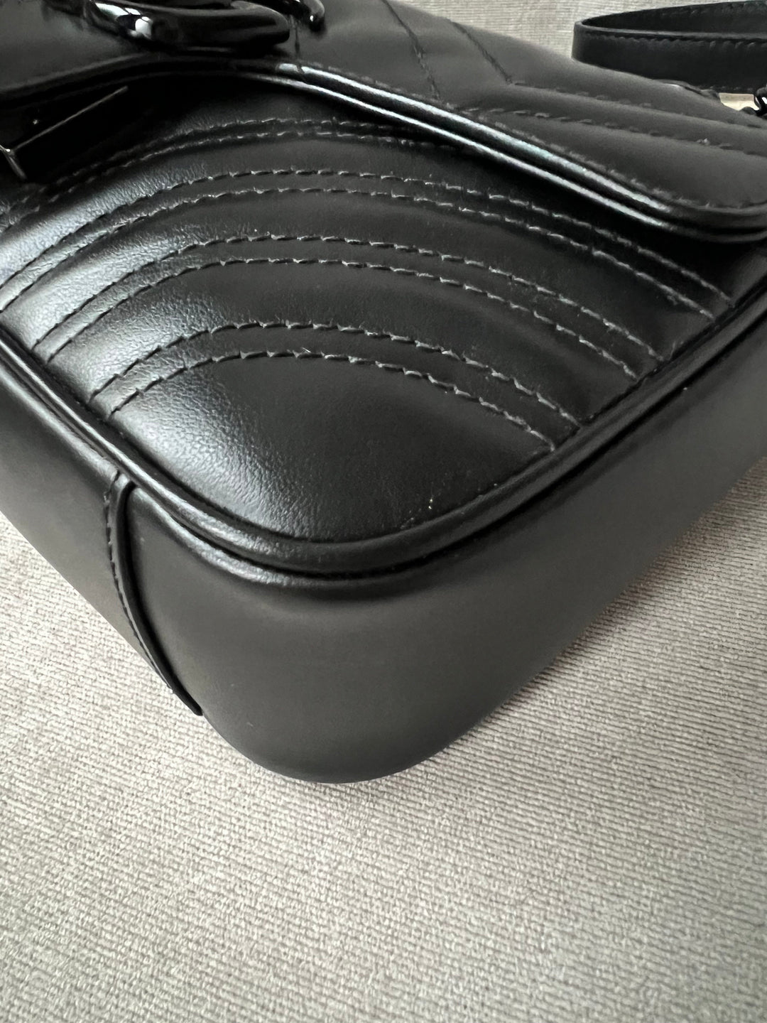Gucci GG Black Marmont Mini Shoulder Bag (RRP £1,700)