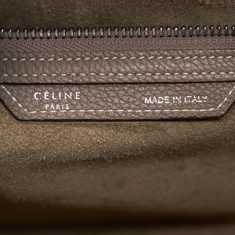 Celine Mini Luggage Tote Beige