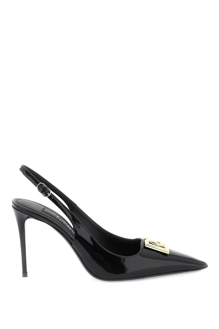 LOGO PLAQUE PUMPS