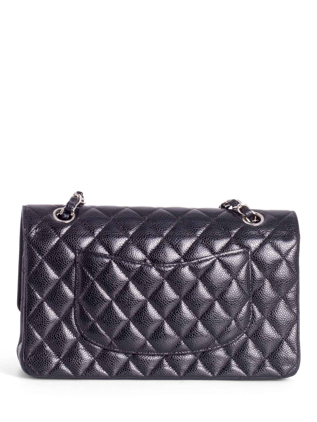 Top Quality Chanel 2.55 Caviar Quilted Medium Double Flap Black