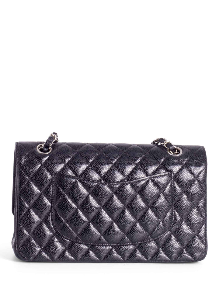 Top Quality Chanel 2.55 Caviar Quilted Medium Double Flap Black
