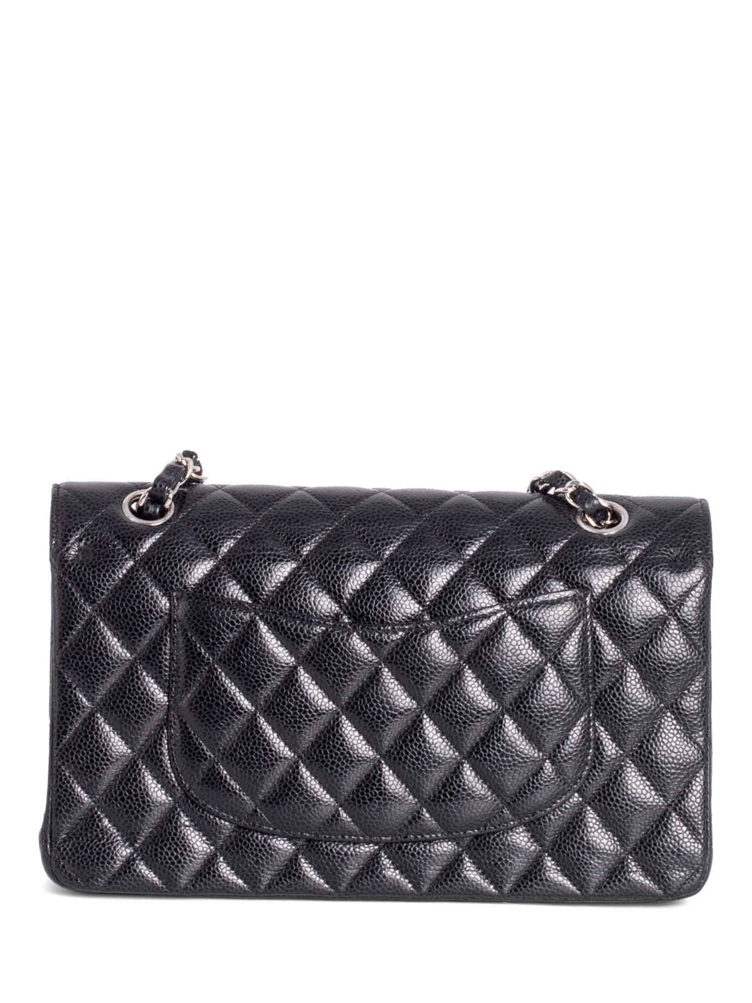 Top Quality Chanel 2.55 Caviar Quilted Medium Double Flap Black