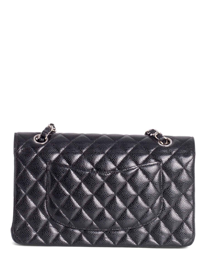 Top Quality Chanel 2.55 Caviar Quilted Medium Double Flap Black