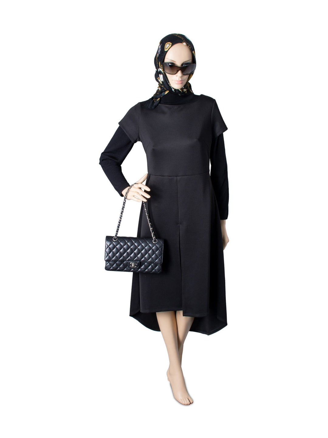 Top Quality Chanel 2.55 Caviar Quilted Medium Double Flap Black