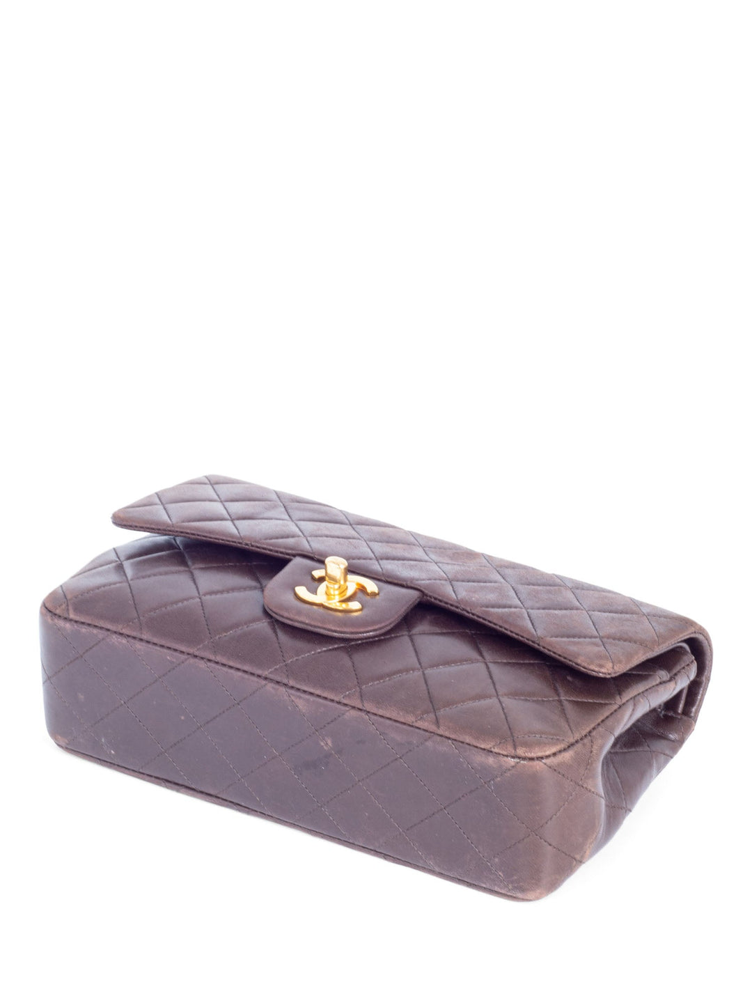 Top Quality Chanel 2.55 Quilted Leather Double Flap Small Bag Brown