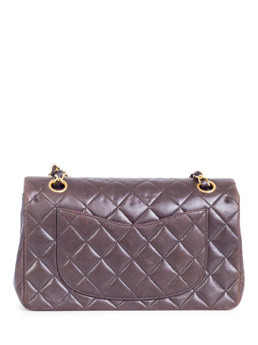 Top Quality Chanel 2.55 Quilted Leather Double Flap Small Bag Brown