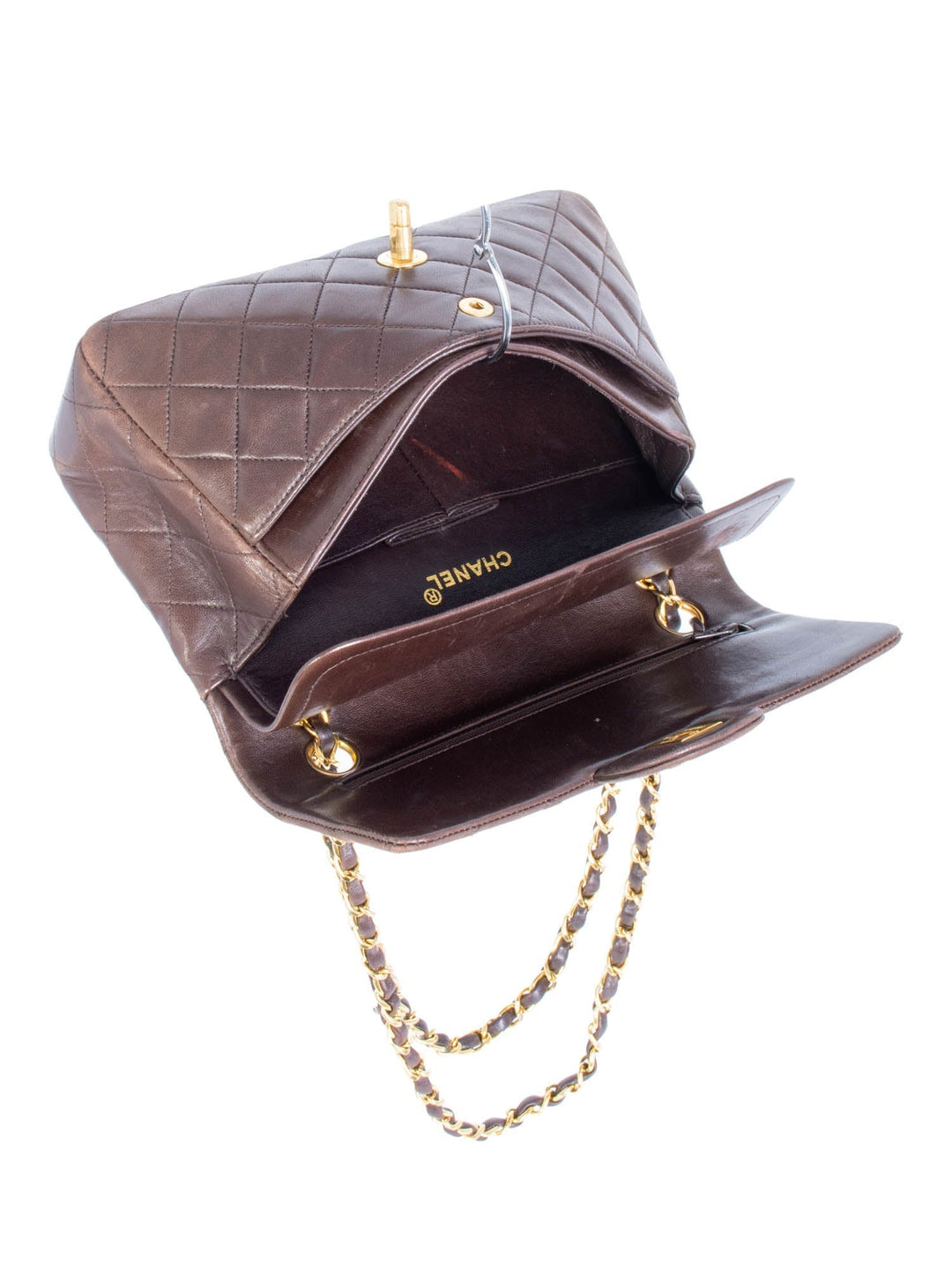 Top Quality Chanel 2.55 Quilted Leather Double Flap Small Bag Brown