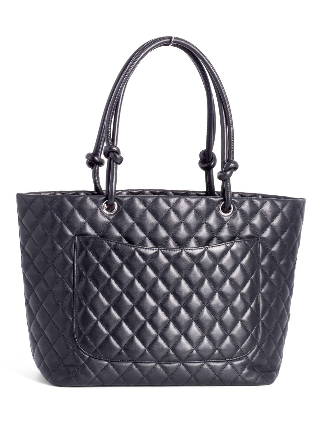 Top Quality Chanel CC Logo Cambon Shopper Bag Black White