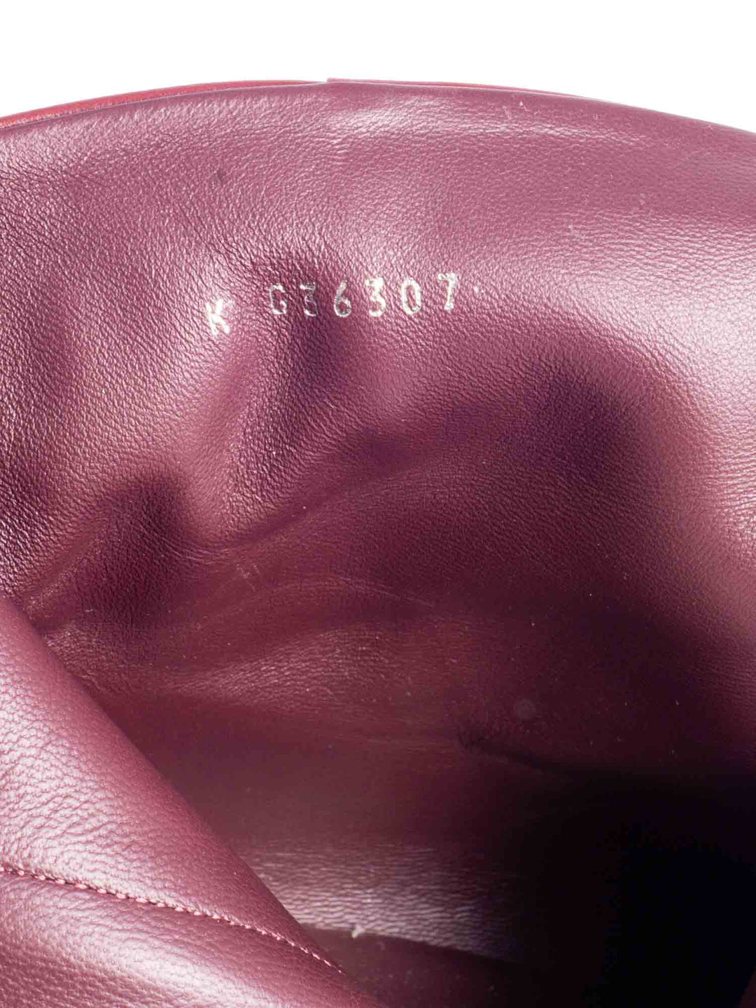 Top Quality Chanel CC Logo Cap Toe Booties Burgundy