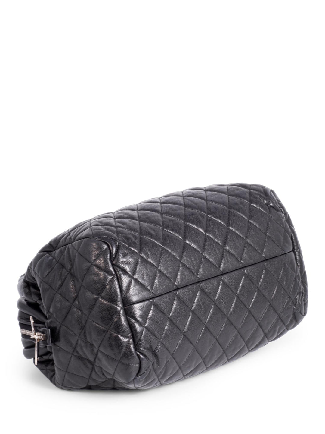 Top Quality Chanel CC Logo Caviar Leather Cocoon Duffle Bag Black