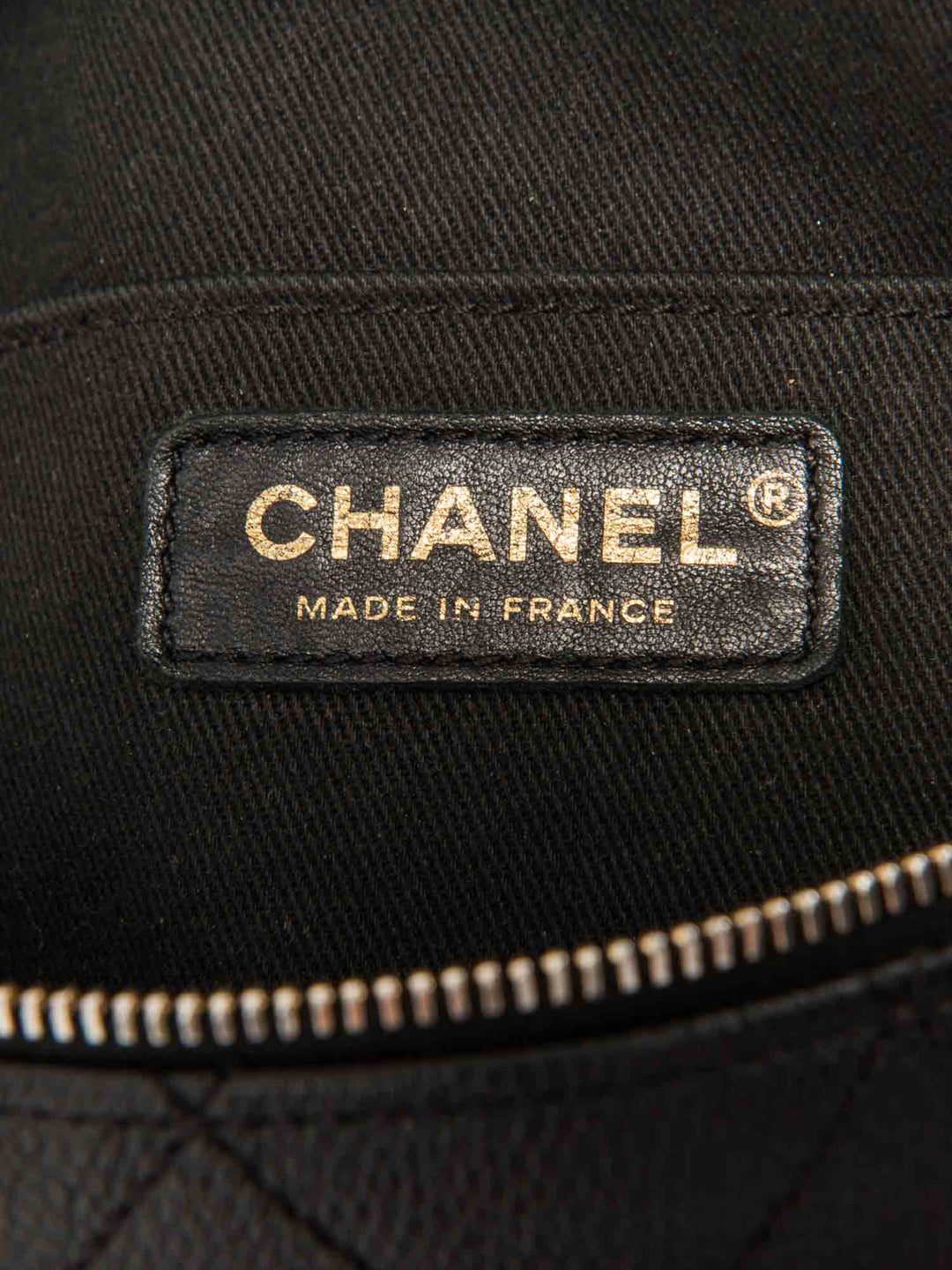 Top Quality Chanel CC Logo Caviar Leather Fanny Pack Waist Bag Black