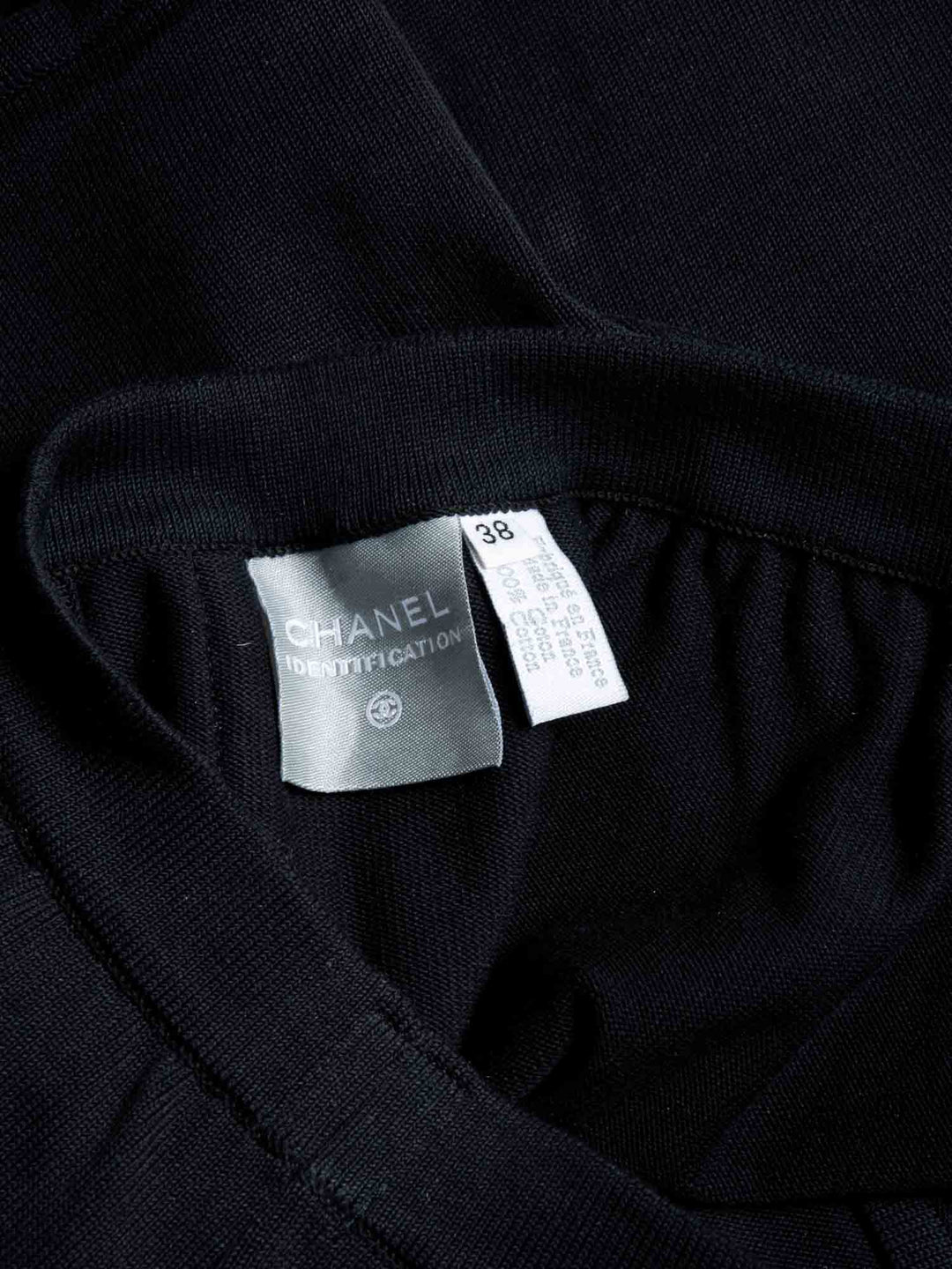 Top Quality Chanel CC Logo Cotton Pocketed Shorts Black