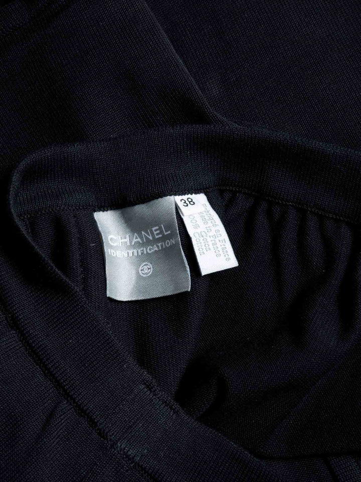 Top Quality Chanel CC Logo Cotton Pocketed Shorts Black