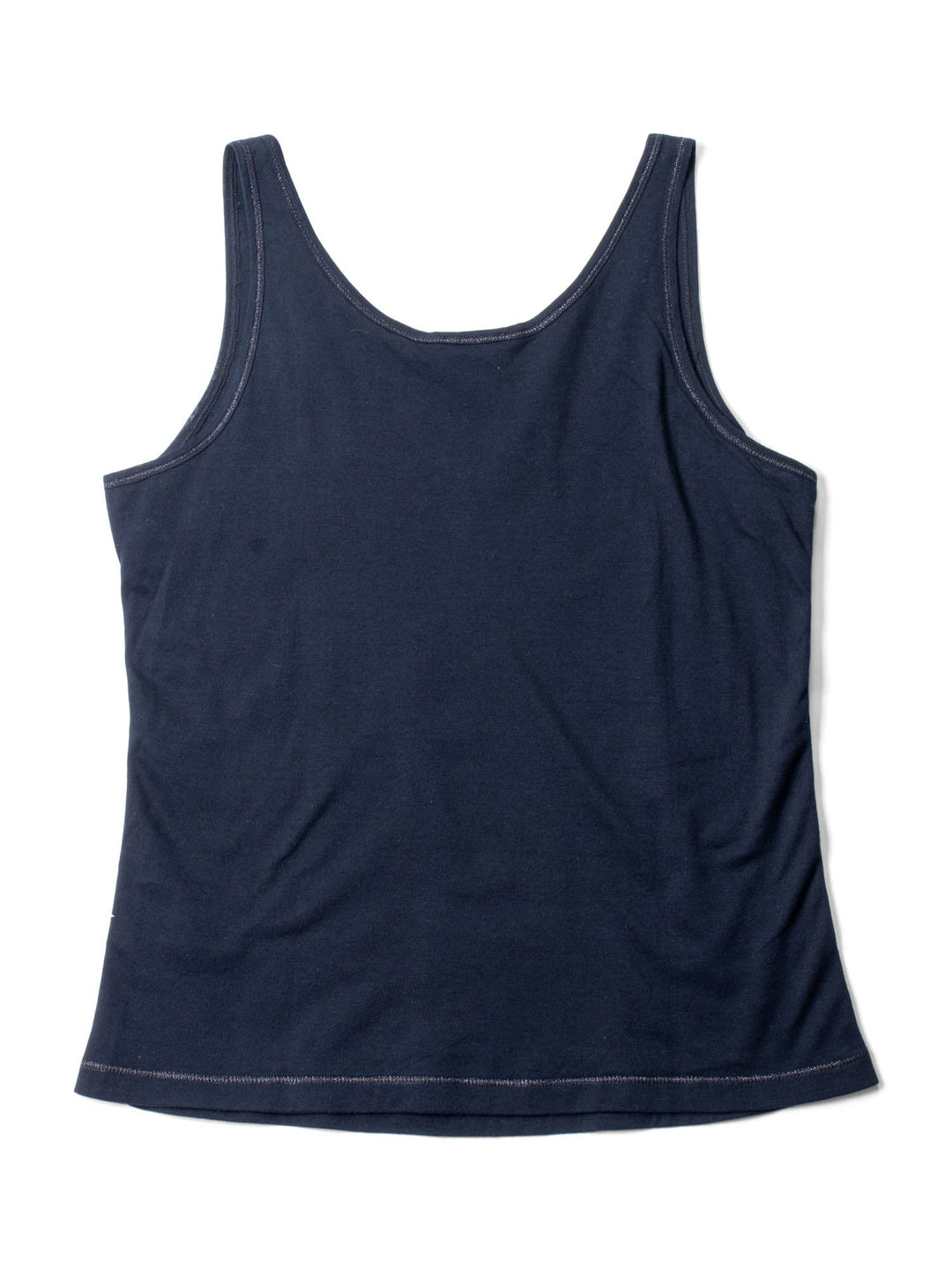 Top Quality Chanel CC Logo Cotton Sleeveless Tank Top Black