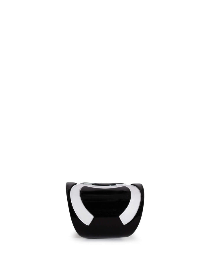 Top Quality Chanel CC Logo Cuff Bracelet Black White