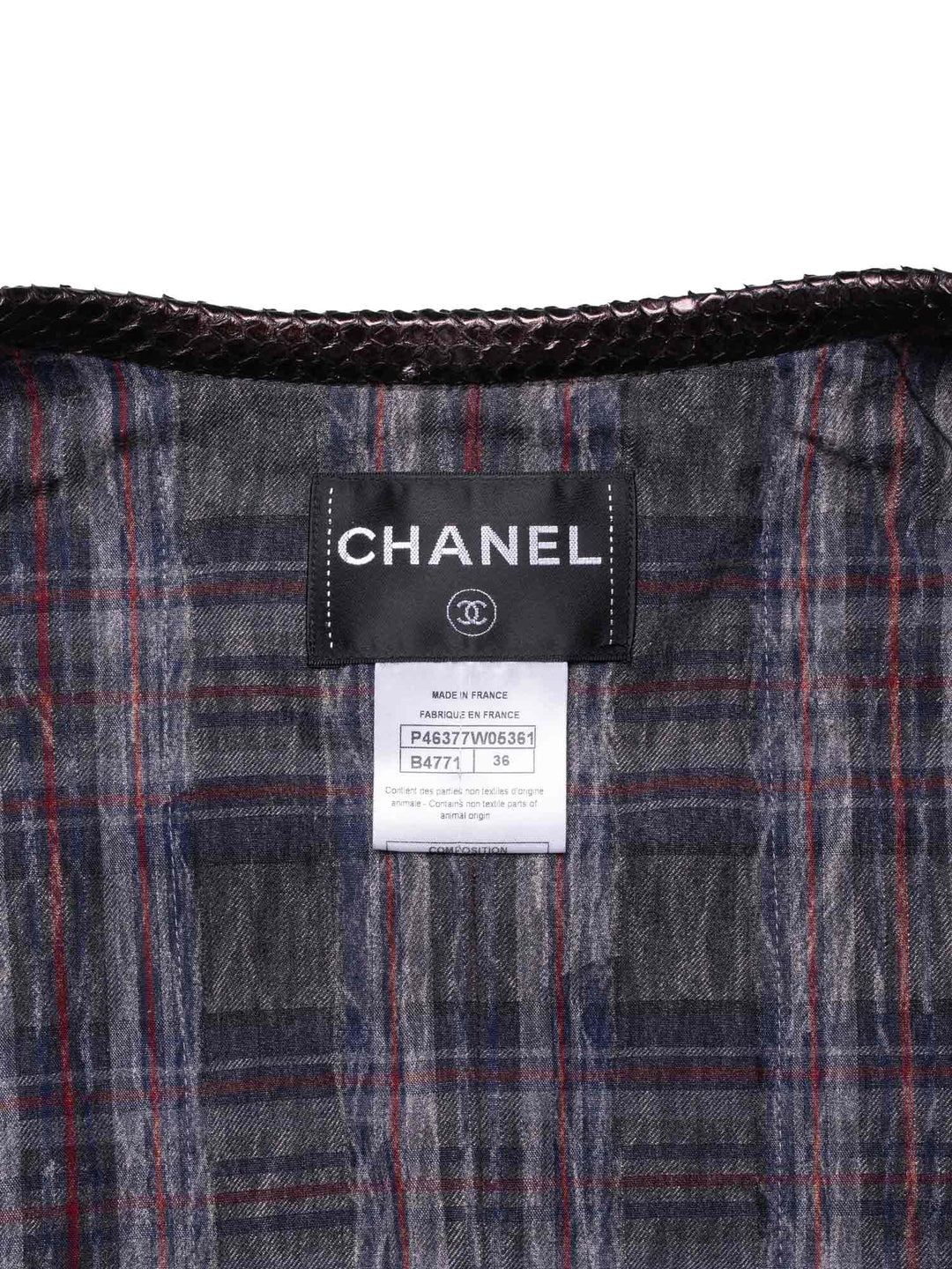 Top Quality Chanel CC Logo Gripoix Tweed Fringe Fitted Jacket Green