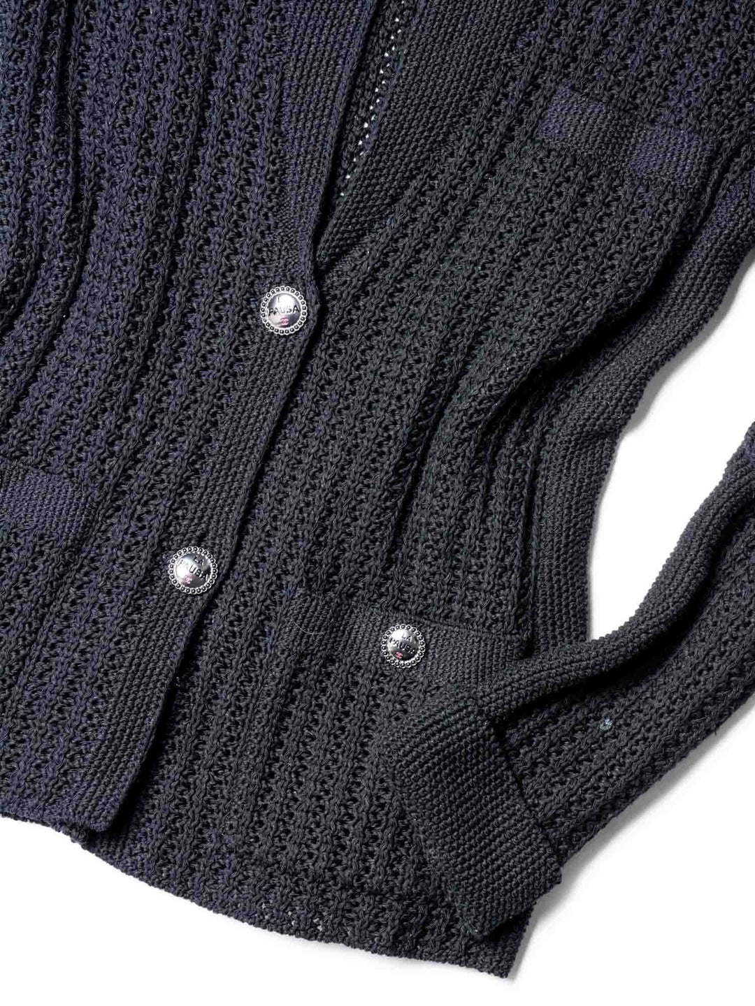 Top Quality Chanel CC Logo Knitted La Pausa Jacket Black