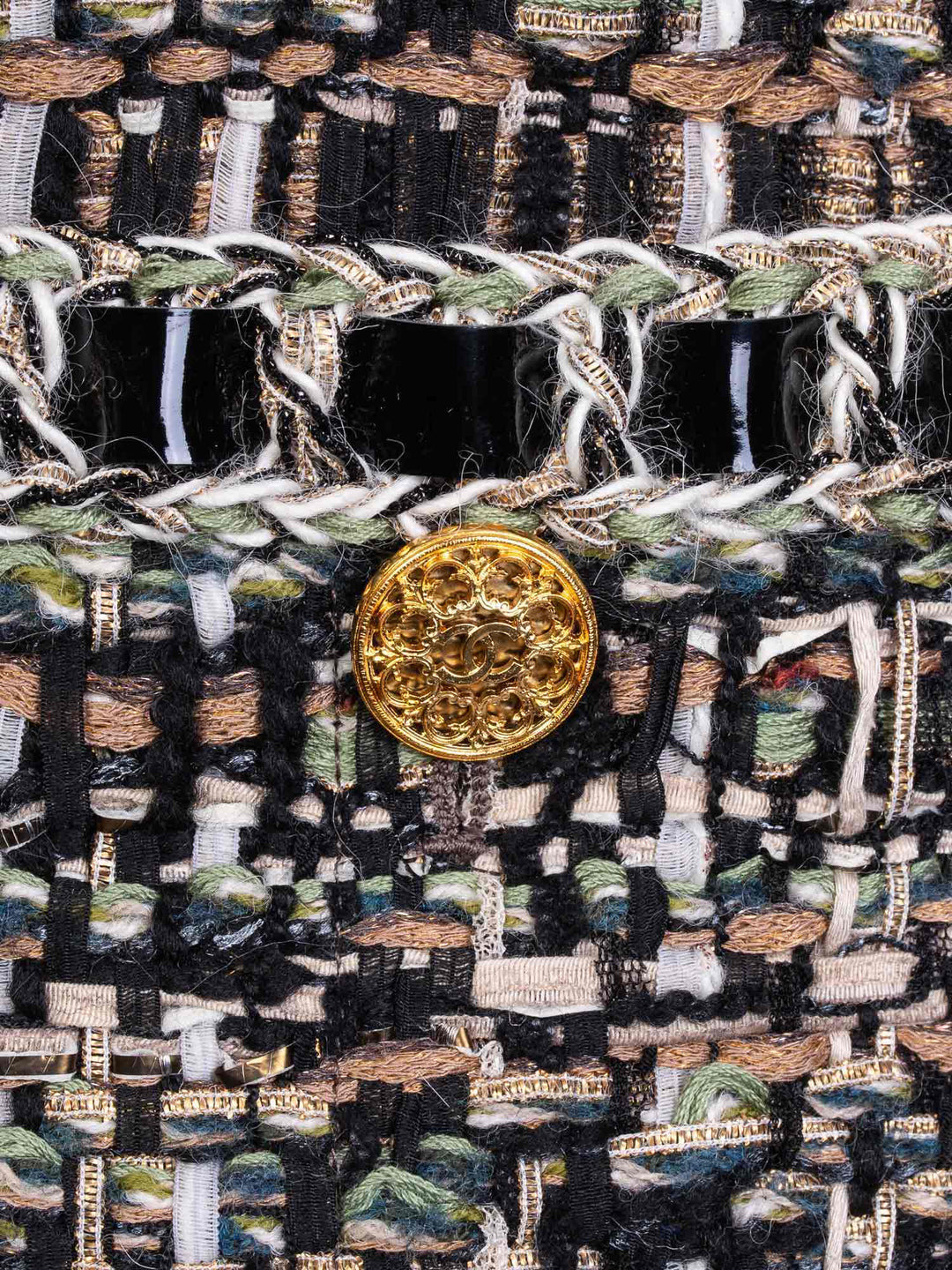 Top Quality Chanel CC Logo Lesage Tweed Fringe Fitted Jacket Multicolor