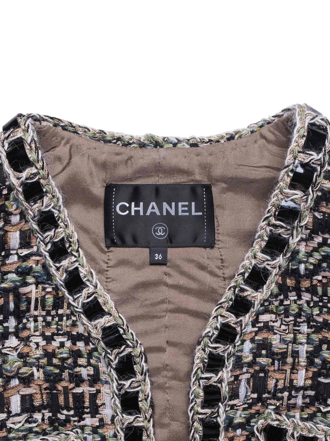 Top Quality Chanel CC Logo Lesage Tweed Fringe Fitted Jacket Multicolor