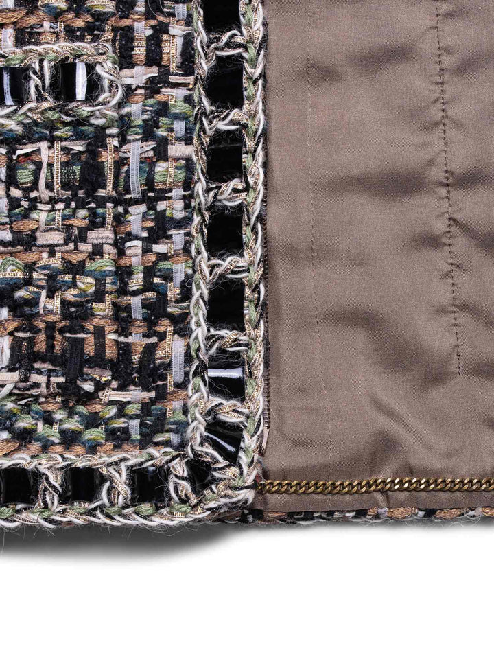 Top Quality Chanel CC Logo Lesage Tweed Fringe Fitted Jacket Multicolor