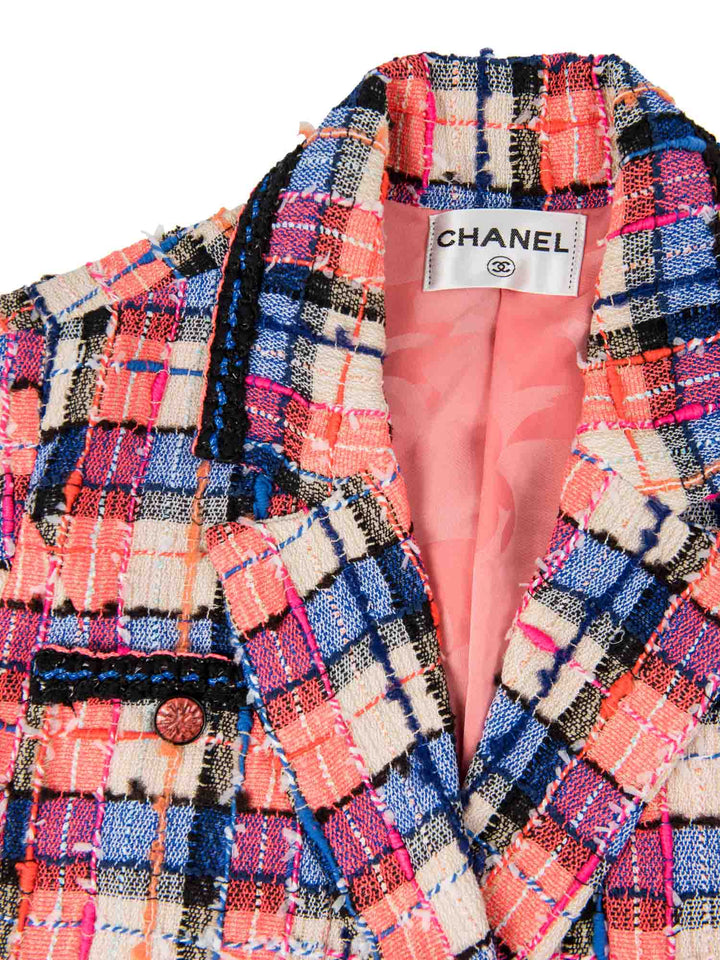 Top Quality Chanel CC Logo Lesage Tweed Jumpsuit Multicolor