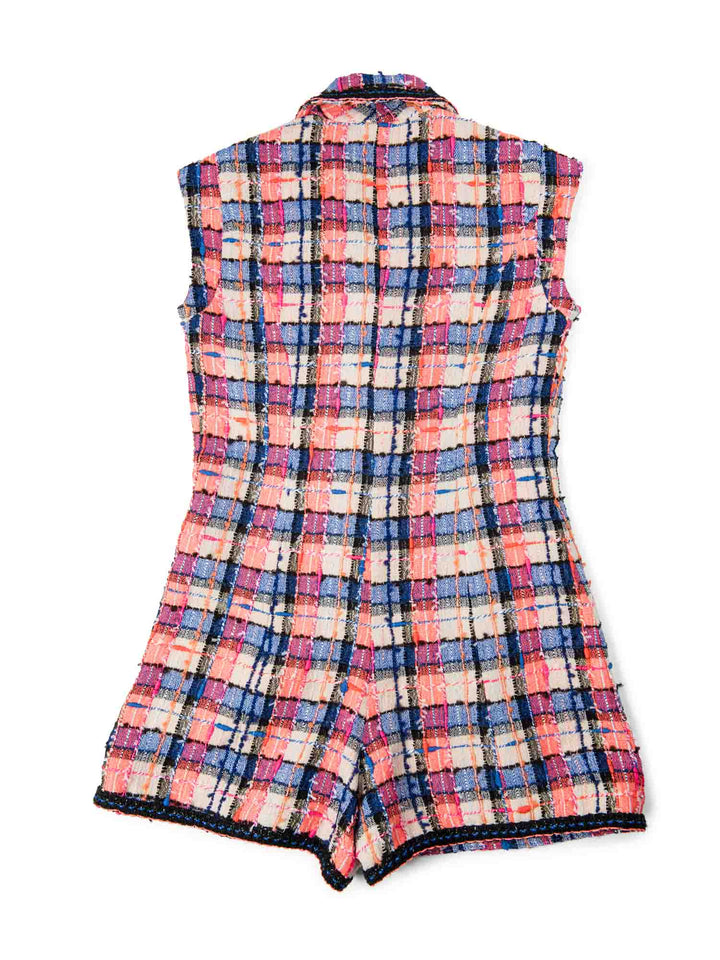 Top Quality Chanel CC Logo Lesage Tweed Jumpsuit Multicolor