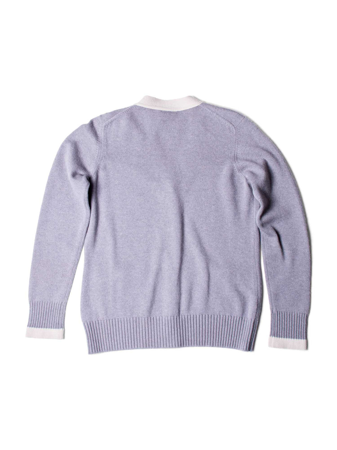Top Quality Chanel CC Logo Lion Head Cashmere Cardigan Grey