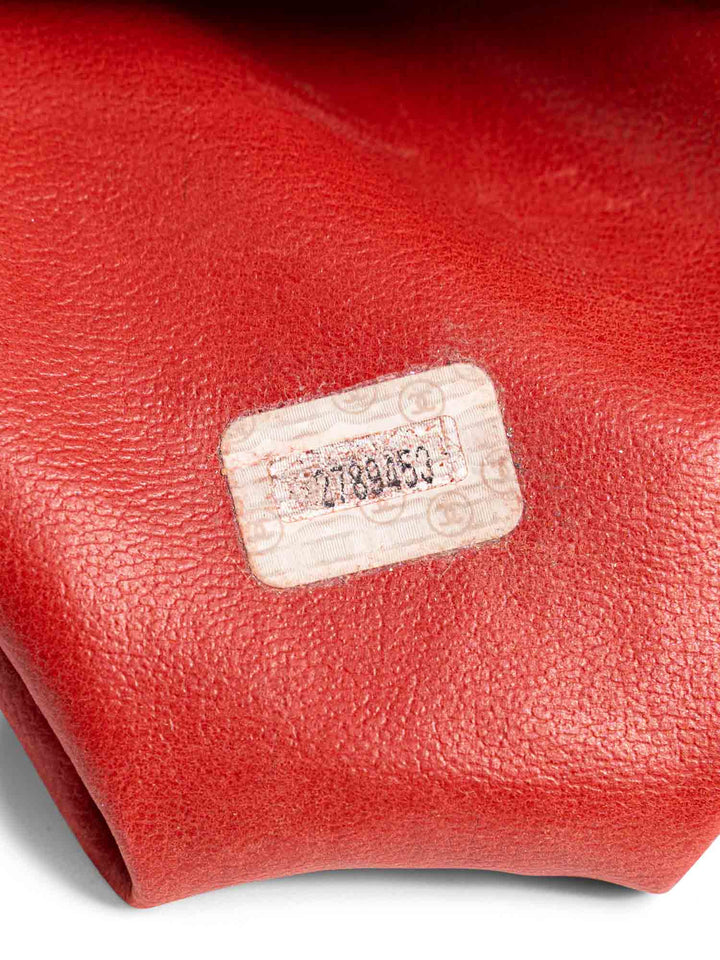 Top Quality Chanel CC Logo Quilted Caviar Leather Flap Messenger Bag Red