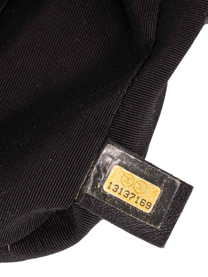Top Quality Chanel CC Logo Quilted Caviar Leather Shopper Bag Black