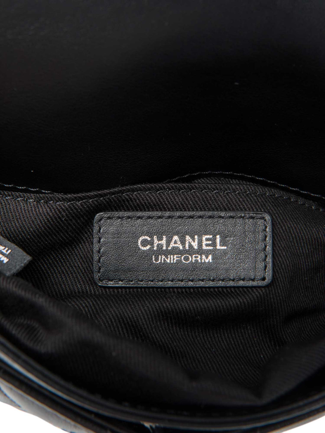 Top Quality Chanel CC Logo Quilted Leather Chain Belt Bag Black Silver