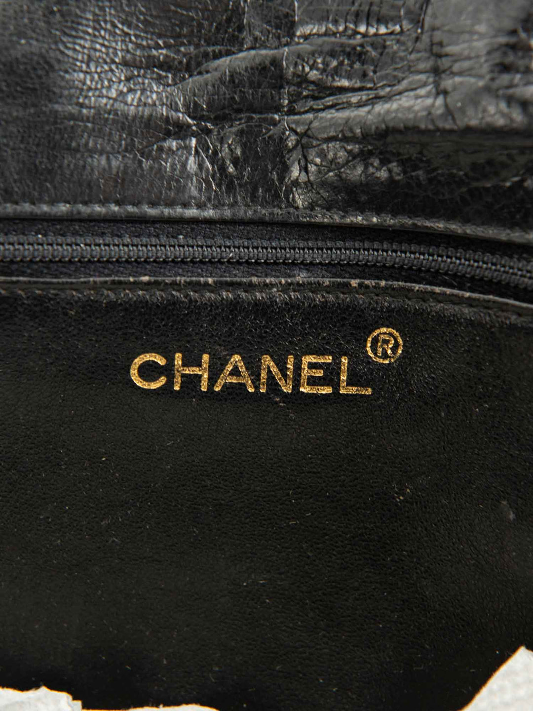 Top Quality Chanel CC Logo Quilted Leather Messenger Bag Black Gold