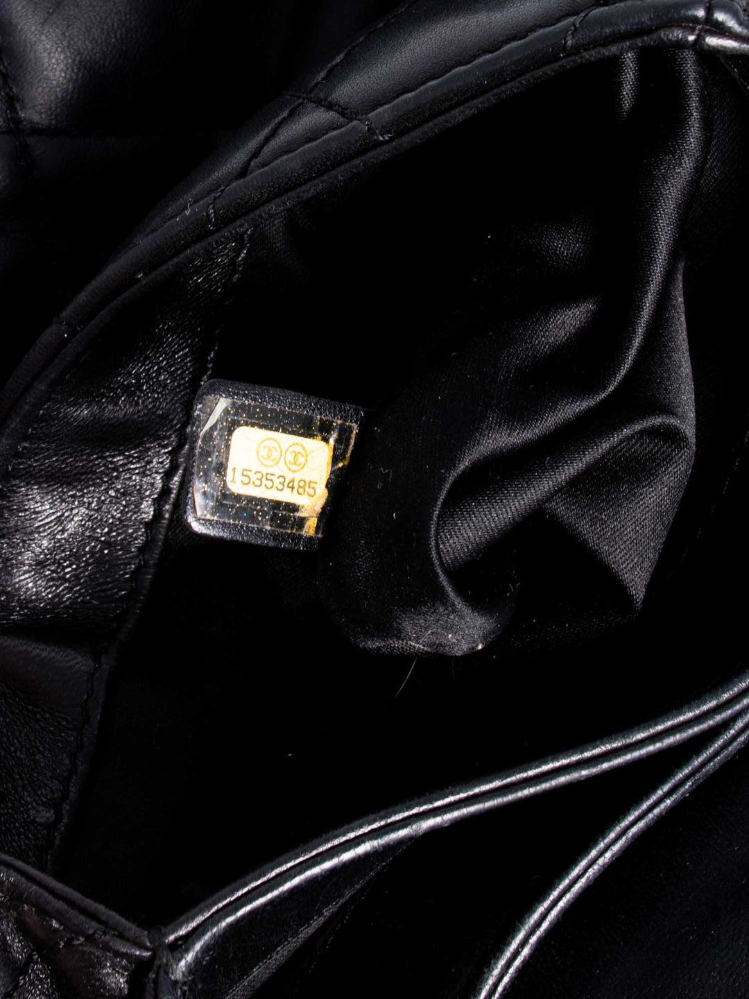 Top Quality Chanel CC Logo Quilted Leather Mini Flap Messenger Bag Black