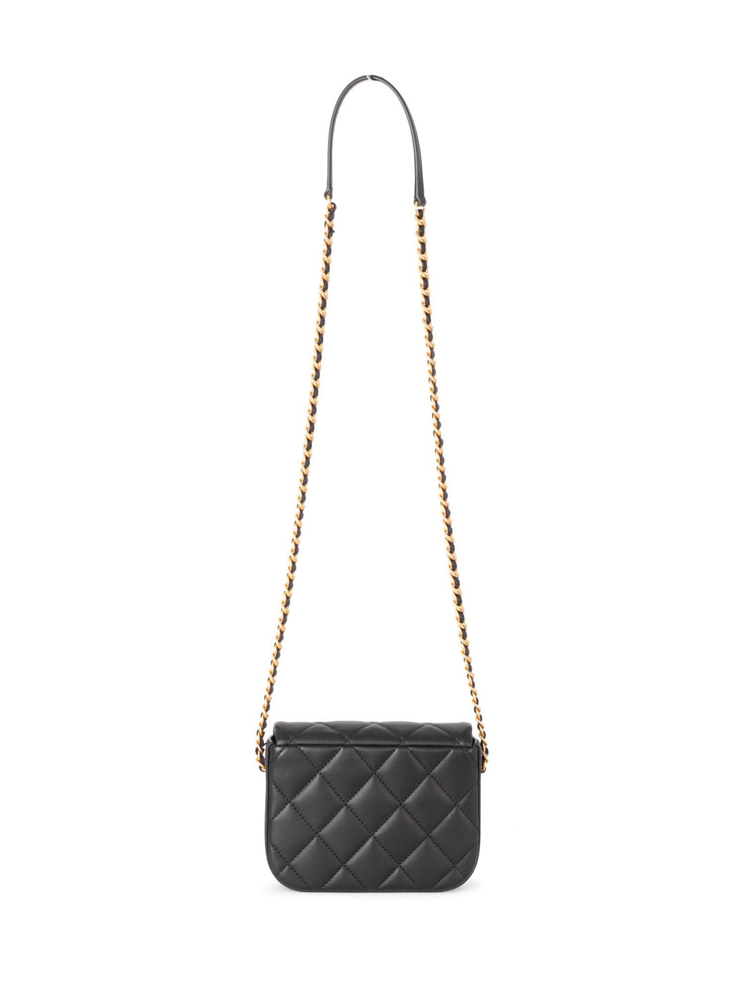 Top Quality Chanel CC Logo Quilted Leather Mini Square Bag Black