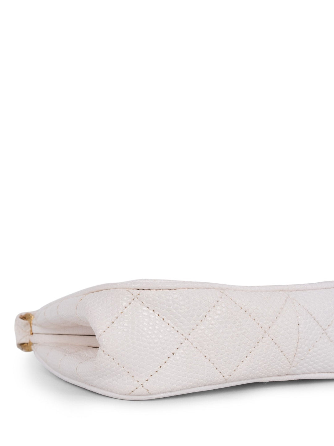 Top Quality Chanel CC Logo Quilted Mini Kelly Bag White