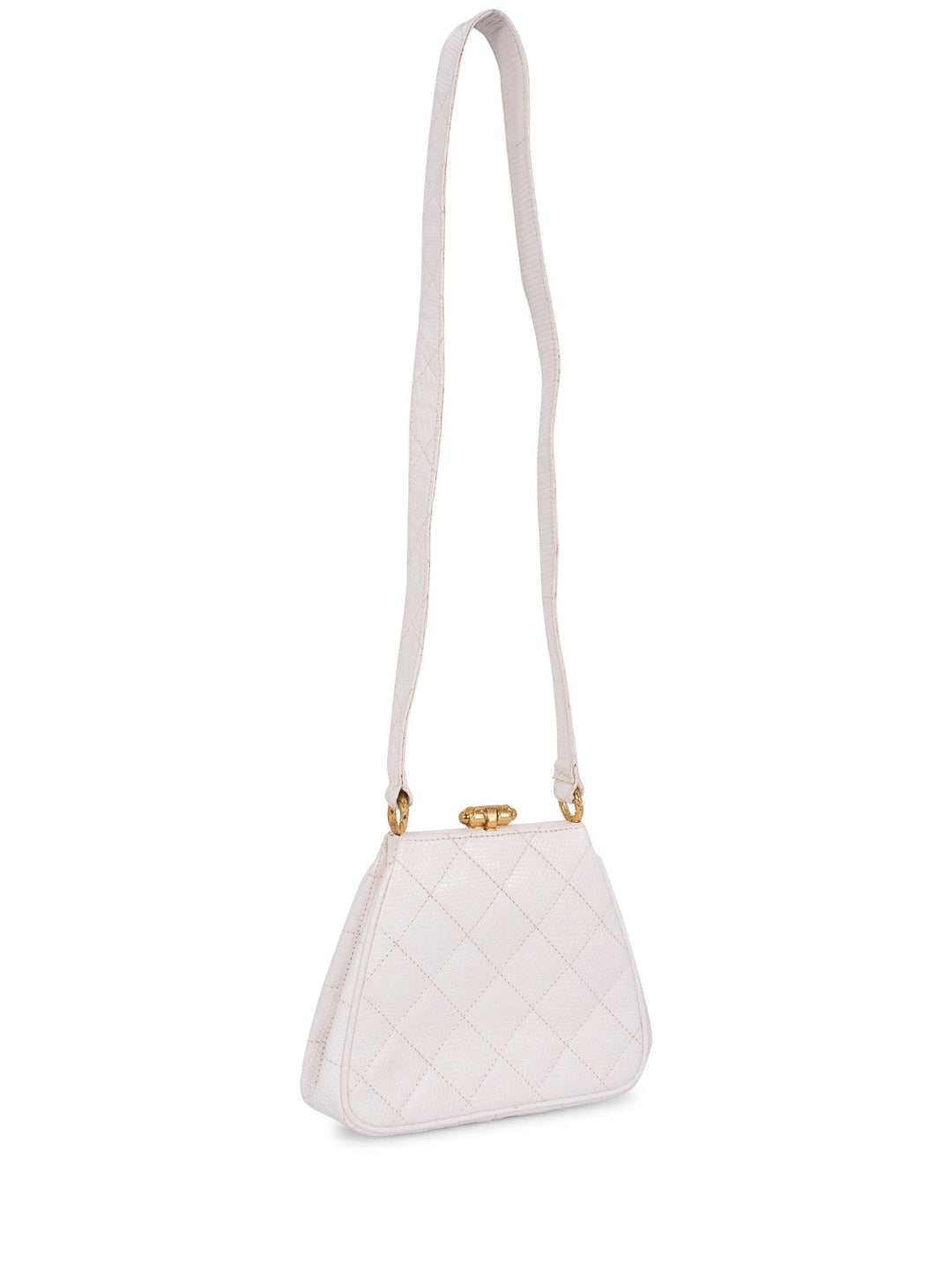 Top Quality Chanel CC Logo Quilted Mini Kelly Bag White