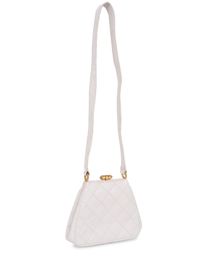 Top Quality Chanel CC Logo Quilted Mini Kelly Bag White