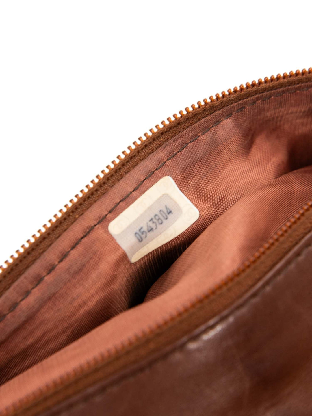 Top Quality Chanel CC Logo Shiny Crocodile Jumbo Flap Messenger Bag Brown